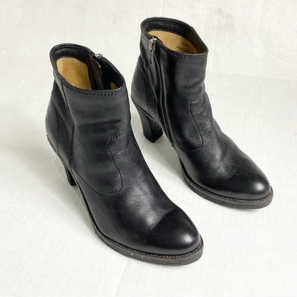 Johnston & Murphy Shoes - Johnston & Murphy Ankle Heel Bootie Leather Boots